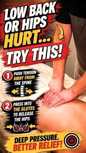 Low Back or Hips Hurt? Try These 2 Massage Techniques for Relief