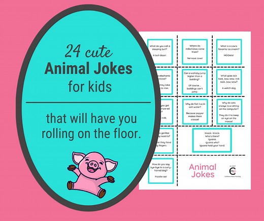 50 Funny Animal Jokes for Kids Bring for A Laugh PRINTABLE
