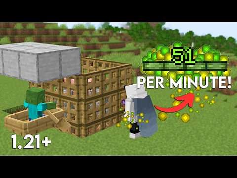 NEW BEST XP FARM Minecraft Java 1.21