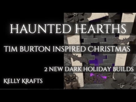 Haunted Hearths | 2 Gothic Fireplace Builds | From Beetlejuice to Dark Christmas