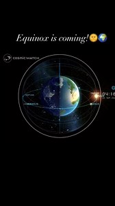 17K views · 361 reactions | The EQUINOX is about to arrive! at 06:50 UTC on September 23, 2023. The sun will be exactly above Earth’s equator, moving from north to south.We celebrate the #equinox as the first day of #autumn for the Northern Hemisphere, and #spring for the Southern Hemisphere.Equinox It’s a milestone in Earth’s orbit around the sun, The equinoxes fall midway between the #solstices. | Cosmic Watch | Facebook