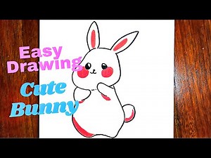Drawing Cute Bunny in Minutes |Easy Drawing Step by Step