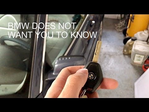 How to make your BMW windows roll up with the key fob