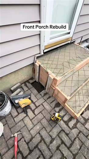 Front porch rebuild.