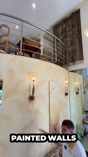 Dream home alert! ✨ Imagine a stunning stained glass door, a hidden...