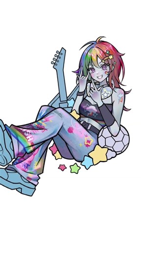 Draw rainbow dash in my style🌈#shorts