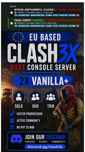 🔥 EU RUST CONSOLE PLAYERS — YOUR NEW HOME IS HERE 🔥 #rust #rustgame #rustpvp #rustconsole