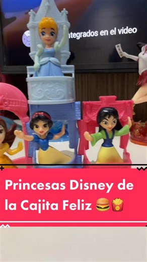 Disney Princess Happy Meal Toys at McDonald's