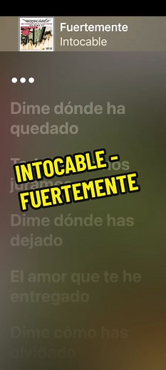 INTOCABLE - FUERTEMENTE