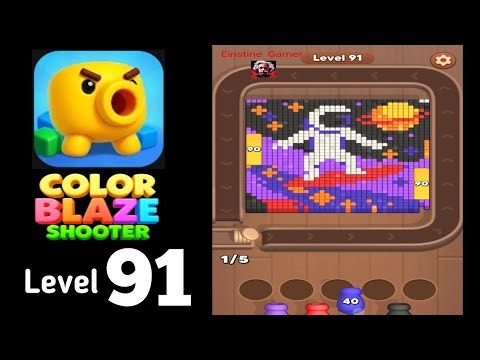 Color Blaze Shooter level 91 Guide Walkthrough Solution