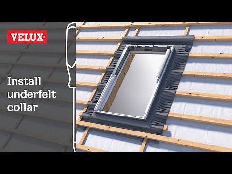VELUX | How to install an underfelt collar