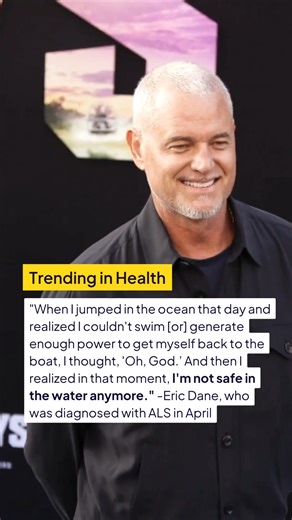 In an interview with Good Morning America, Eric Dane opened up about his ALS diagnosis and how the degenerative neurological disorder has impacted his life. | Health