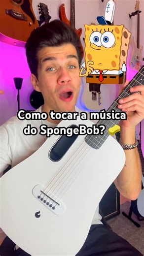How to play the SpongeBob theme song on guitar? 🧽