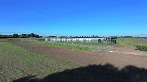 Lithium Battery Backup System Using Mega Packs to Provide Grid Stability