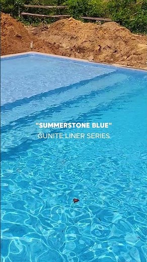 Summerstone Blue ✨ Gunite Liner Series #looploc #pool #swimmingpool