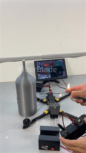 fiber.blade on Instagram: "A good fiber optic coil is capable of withstanding such tests.#FiberBlade #coil #reel #Fiber-optic drone"