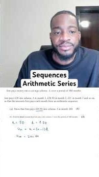 Arithmetic Series! #alevelmaths #alevels #mathswithdan #fyp #edexcel