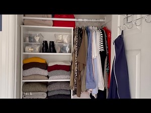 ASMR Satisfying Realistic Closet Organization - Cleaning, Folding, Organizing, No Talking