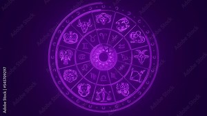 daily horoscope with zodiac signs Astrology prediction circle