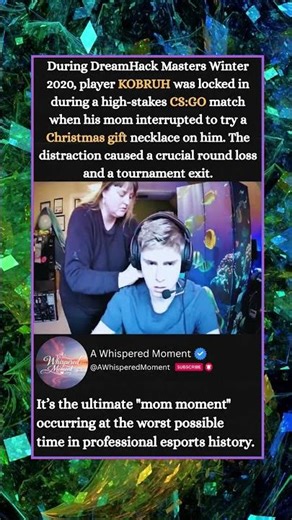 THE ULTIMATE MOM MOMENT IN ESPORTS