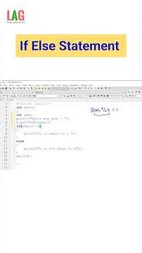 If Else Statement | C Programming