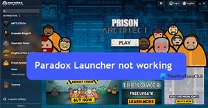 Paradox Launcher が Windows 11 で動作しない (修正) - 平和と日常生活