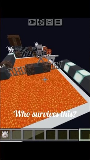 Skeleton vs Wolf Parkour|#minecraft #gaming #shorts