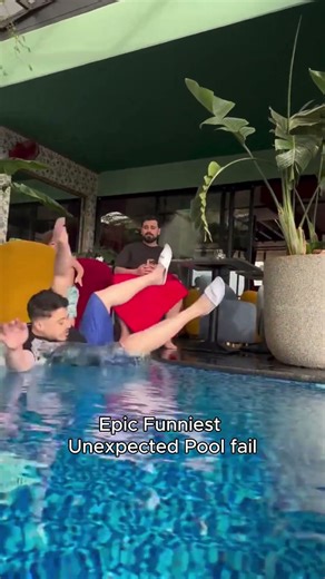 Epic Funniest unexpected fail at the pool