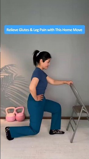 Relieve Glutes, Legs, and Calves Pain at Home with This Easy Chair Supported Rotation