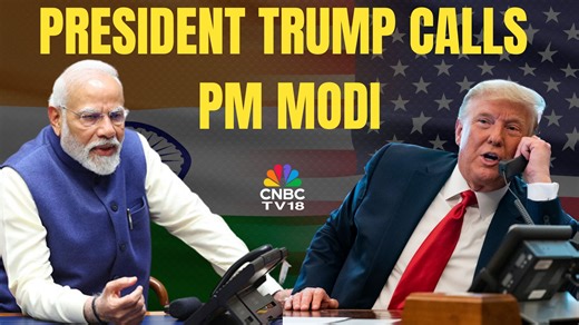 Prime Minister Modi and President Trump hold a 35-minute phone conversation. Modi tells Trump India never has and never will accept third party mediation on Pakistan dispute. Clarifies that no discussions were held with U.S. on mediation or a trade deal during Operation Sindoor. #Trump #Modi #PMModi #OperationSindoor #India #Diplomacy #DonaldTrump | CNBC-TV18