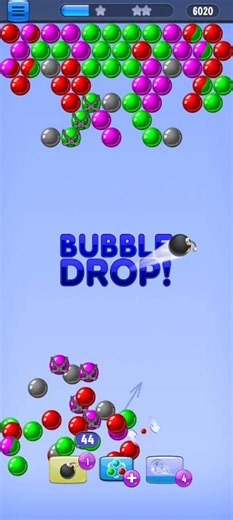 Bubble Shooter Gameplay 🎯 Can You Beat This Level? 😱🔥 #Shorts