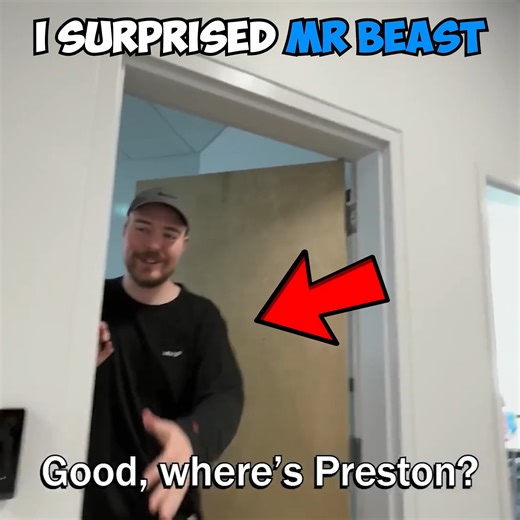 I Surprised MrBeast! 😳👀 | PrestonPlayz