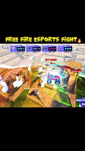 Total Gaming vs Pro Squad ⚔️ Insane Fight Highlight!! 🔥 #freefireshorts #esports #totalgaming