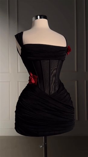 OH POLLY | Our OOTN for date night 🖤🌹 🔎 MILLER mini dress. | Instagram