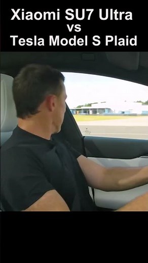 Xiaomi SU7 Ultra vs Tesla Model S Plaid #xiaomisu7ultra