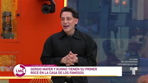 ⭐ 📹 La Casa de los Famosos 6: Sergio Mayer y Kunno tienen su primer roce: "A lo mejor te saco yo". 📹 El video completo AQUÍ: ➡️️️ https://trib.al/5sBK8ox | Telemundo