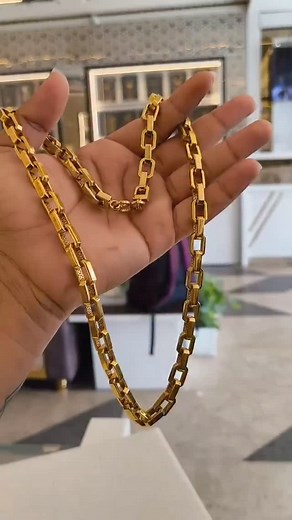 Massive Cubbon Pattern Chain | Sri Ganesh Jewellery