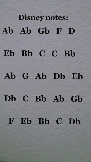 Disney Flute Notes Tutorial