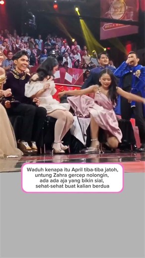 APRIL JATOH ZAHRA GERCEP NOLONGIN #zahrada7 #aprilda7 #zahby #eby #fyp #viral #indosiar #da7