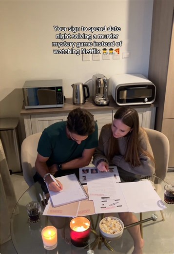 You can download & print the Jason Turner cold case file from atwistofdate.co.uk 🕵️‍♀️🕵️ 💕 Zero-planning date night 🖨️ Download & print instantly 🔍 30 pages of realistic evidence ⏳ Takes 1-2h to solve Can you uncover the dark secrets behind a chilling murder in the quaint British town of Hazelbourne? 👀 #dateideas #datenightideas #athomedateideas #easydateidea #murdermysterygame #falldateideas