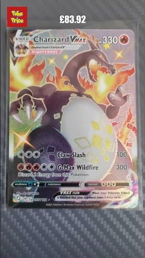 Pokemon Shining Fates Charizard VMAX SV107/SV122 - Near Mint Holo Card