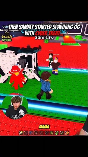 Sammy leaked op cyber ogs before update release 💀#stealabrainrot #roblox #viralshorts