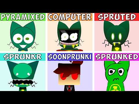 Incredibox Sprunki ALL PYRAMIXED MODS | All New Versions Comparison