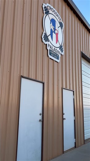 At CrossFit Paladin, our doors are always open - even on lunges day!! 💙❤️🤍#crossfitpaladin #crossfit #lubbocktx | CrossFit Paladin