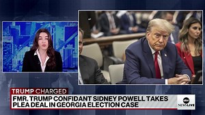 10K views · 275 reactions | Sidney Powell, one of former Pres. Trump's 18 co-defendants, takes a plea deal less than 24 hours before she was set to go to trial. ABC News Investigative Reporter/Producer Olivia Rubin: "[Prosecutors] have garnered the cooperation of someone who, at one point, was extremely close to Donald Trump." | ABC News Live | Facebook