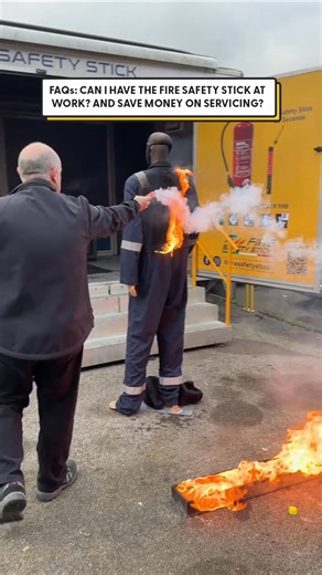 Tired of those big bulky extinguishers? 𝗪𝗲 𝗮𝗿𝗲 𝘁𝗼𝗼... 🔥 𝗙𝗔𝗤 𝗦𝗲𝗿𝗶𝗲𝘀 – 𝗘𝗽𝗶𝘀𝗼𝗱𝗲 𝟮𝟬: 𝗖𝗮𝗻 𝘁𝗵𝗲 𝗙𝗶𝗿𝗲 𝗦𝗮𝗳𝗲𝘁𝘆 𝗦𝘁𝗶𝗰𝗸 𝗿𝗲𝗽𝗹𝗮𝗰𝗲 𝘁𝗿𝗮𝗱𝗶𝘁𝗶𝗼𝗻𝗮𝗹 𝗲𝘅𝘁𝗶𝗻𝗴𝘂𝗶𝘀𝗵𝗲𝗿𝘀 𝗶𝗻 𝘄𝗼𝗿𝗸𝗽𝗹𝗮𝗰𝗲𝘀 𝗼𝗿 𝘃𝗲𝗵𝗶𝗰𝗹𝗲𝘀? The truth: ✅ Sometimes… but not always. 𝗛𝗲𝗿𝗲’𝘀 𝘄𝗵𝗮𝘁 𝘆𝗼𝘂 𝗻𝗲𝗲𝗱 𝘁𝗼 𝗸𝗻𝗼𝘄:�👉 A fire risk assessment must confirm if it fits your workplace fire safety plan. 👉 There are upgraded commercial versions with signage &