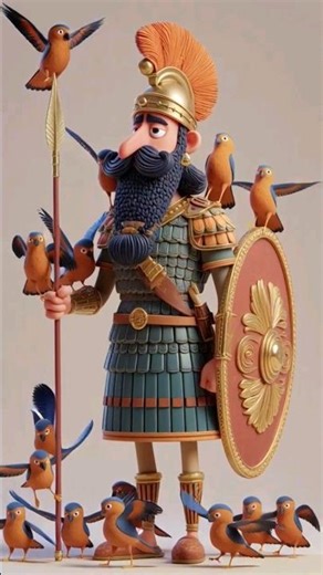 The Guard and the Birds 🦜 #animation #funny