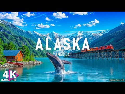Alaska 4K UHD – Explore the Untamed Wilderness of Majestic Peaks and Glaciers