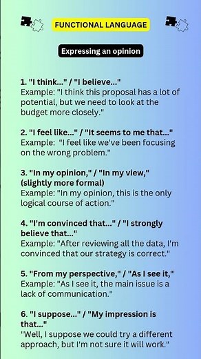 How to express your opinions | English in Use