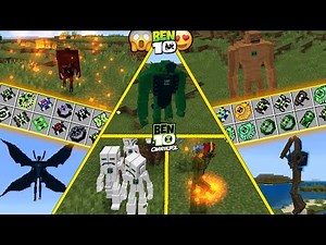 😍BEN 10 OMNI LEGEND MOD FOR MINECRAFT PE 🔥| MCPE 1.21+